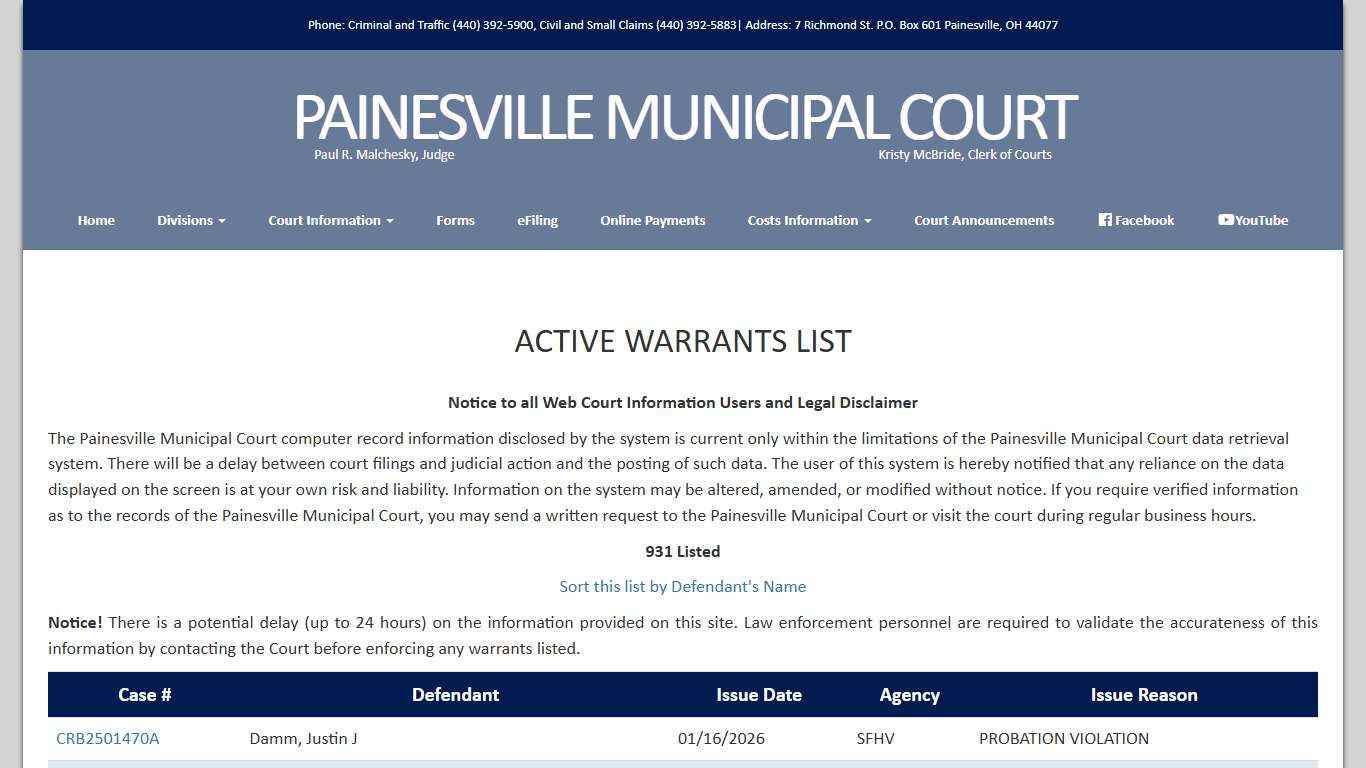 Painesville Municipal Court